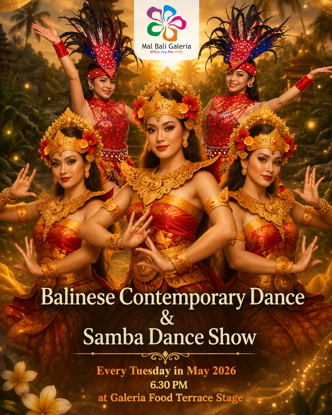 Balinese Contemporer & Samba Dance Show