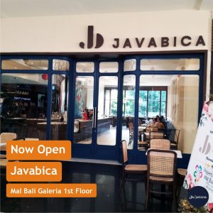 NOW OPEN JAVABICA